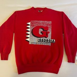 Vintage Chalk Line University of Georgia Red Crewneck